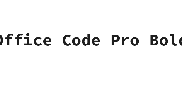 Office Code Pro Bold Logo