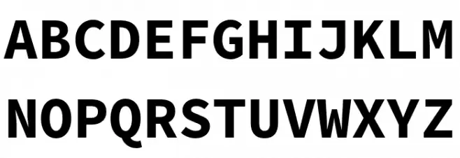 Office Code Pro D Bold フォント 大文字