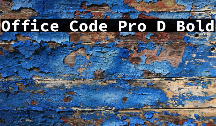 Office Code Pro D Bold Example 2