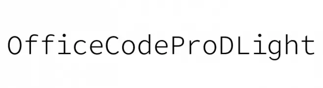 Office Code Pro D Light  لخطوط تنزيل
