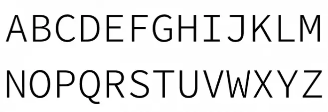 Office Code Pro D Light Schriftart Groß