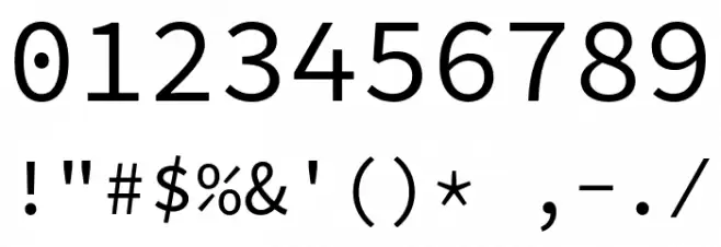 Office Code Pro D Font OTHER CHARS