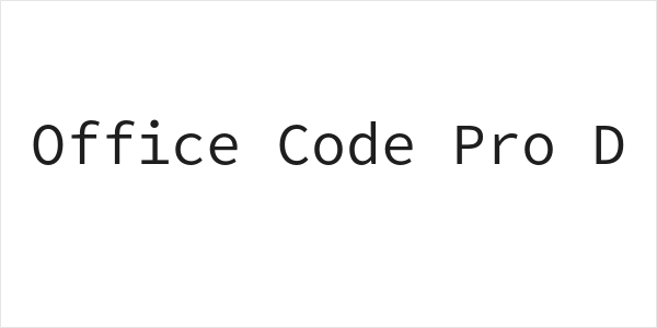 Office Code Pro D Logo