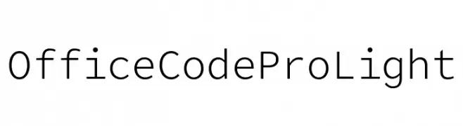 Office Code Pro Light  font caratteri gratis