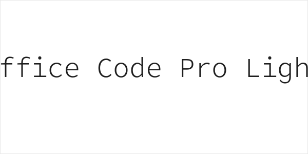 Office Code Pro Light Logo