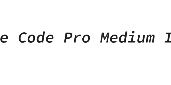 Office Code Pro Medium Italic Logo