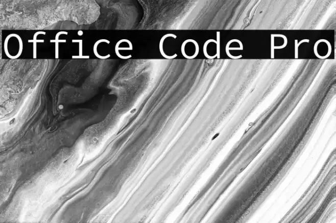 Office Code Pro Font examples