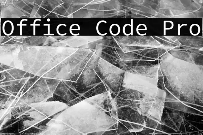 Office Code Pro Font examples