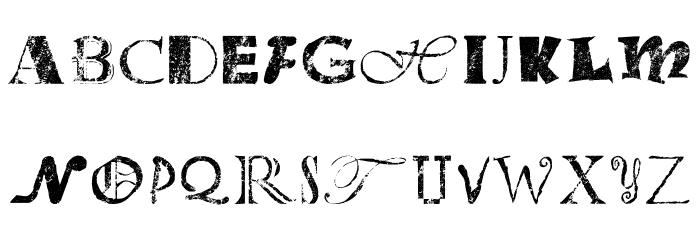 Office Junk Font LOWERCASE
