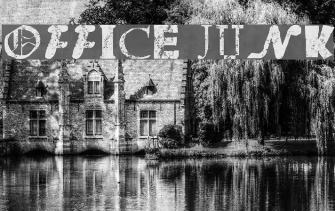 Office Junk Font examples