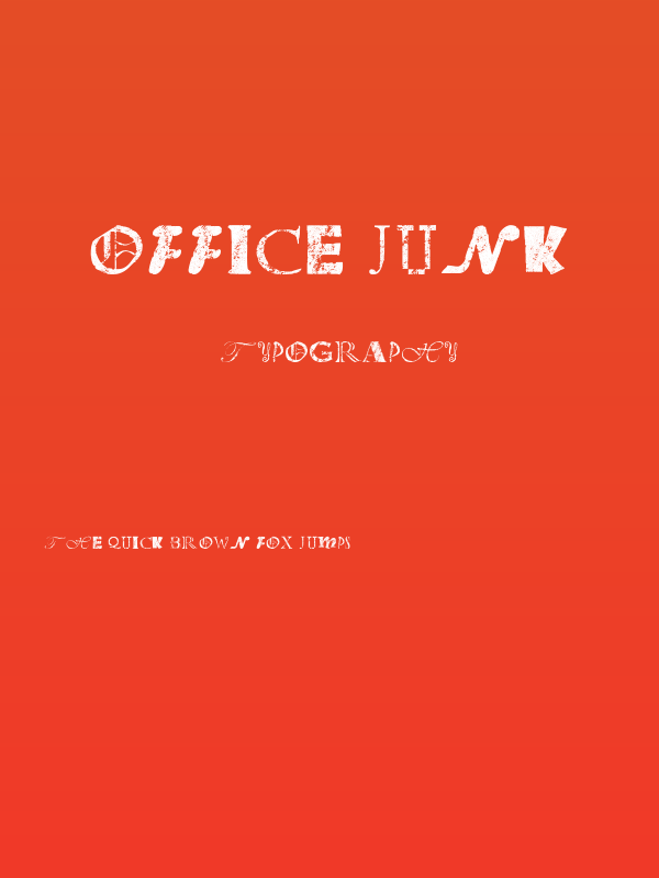 Office Junk Poster