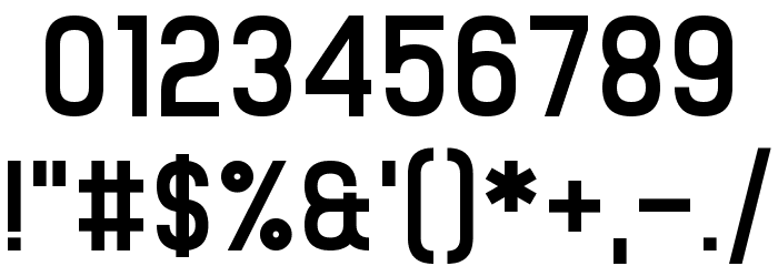 Office Square Font OTHER CHARS