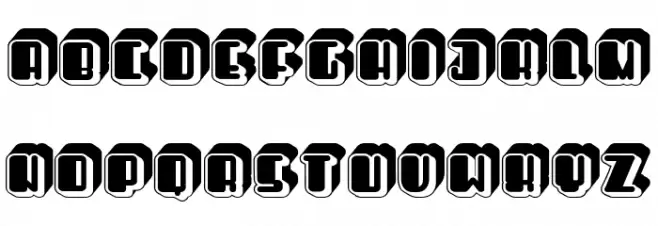 Officer Filled Regular Font OTHER CHARS