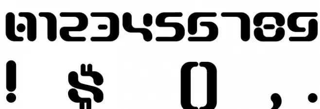 Officer X Font OTHER CHARS