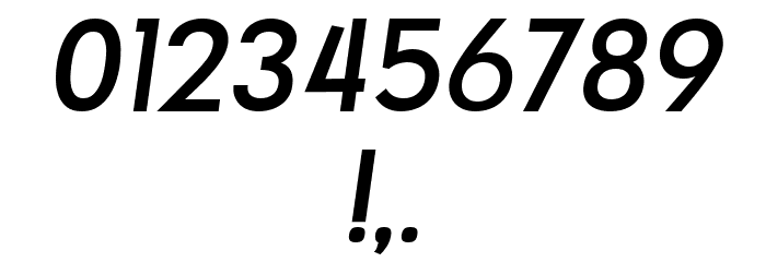 Official Book Italic Font OTHER CHARS