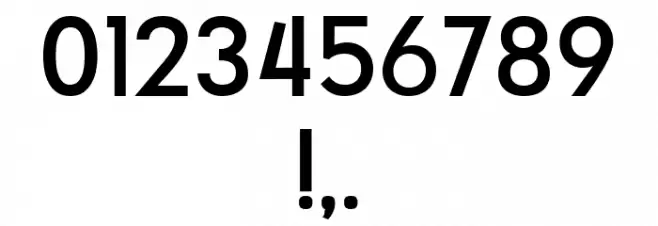 Official Book Regular Font OTHER CHARS