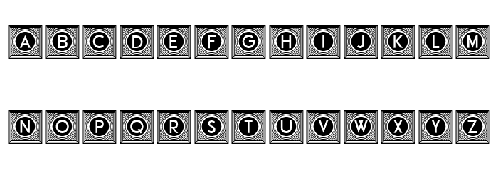 Official Capitals Black Regular Font OTHER CHARS