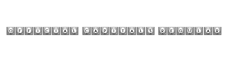 Official Capitals Regular  Free Fonts Download