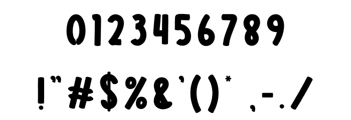 Official Day Font OTHER CHARS