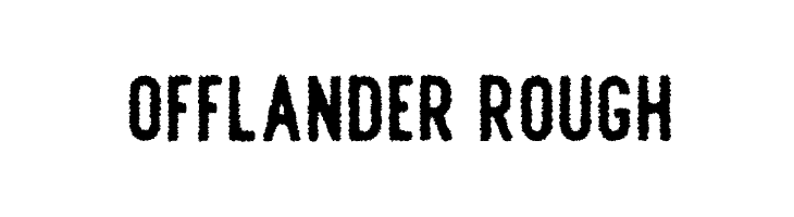 Offlander Rough  免费字体下载