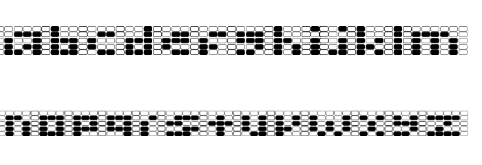 Offon Font LOWERCASE