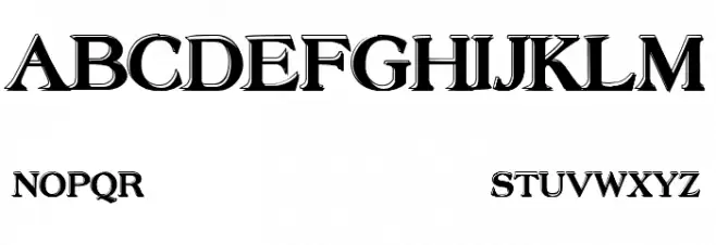 Offset Plain フォント 大文字