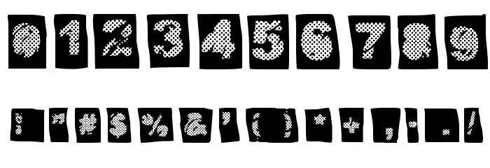 Offset Punk Font OTHER CHARS