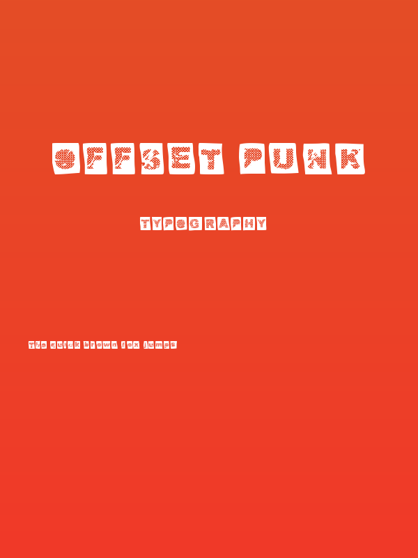 Offset Punk Poster