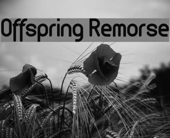 Offspring Remorse  examples