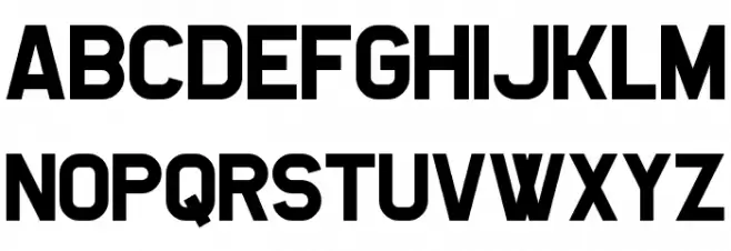 Oganesson Font UPPERCASE