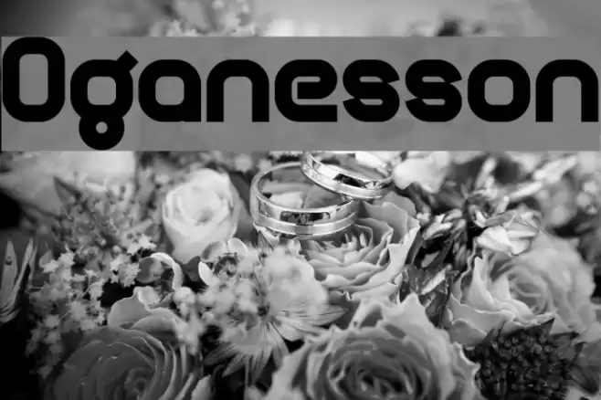 Oganesson Font examples