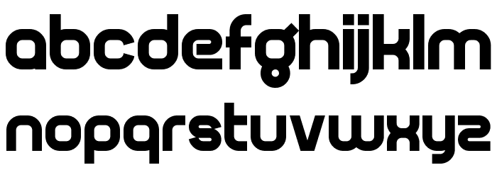 Oganesson Font LOWERCASE