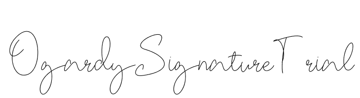 OgardySignature-Trial  Descarca Fonturi Gratis