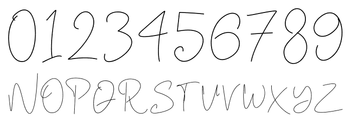 OgardySignature-Trial Font OTHER CHARS