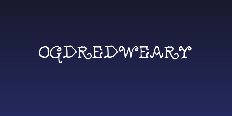 OgdredWeary Social Header