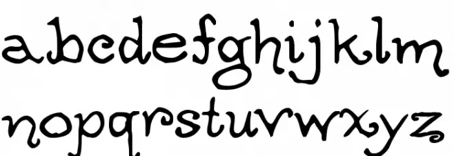 OgdredWeary Caratteri MINUSCOLO