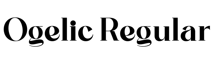 Ogelic Regular  Free Fonts Download