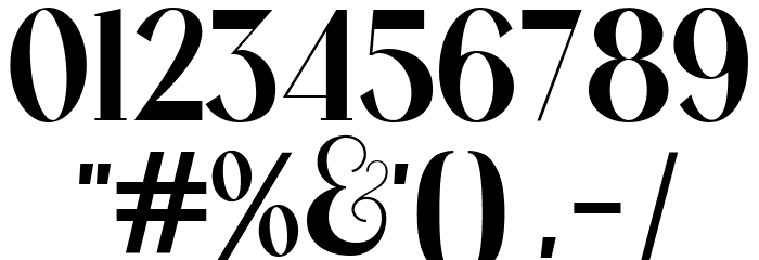 Ogelic Regular Font OTHER CHARS