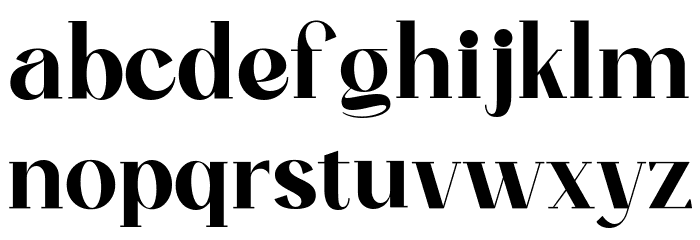 Ogelic Regular Font LOWERCASE