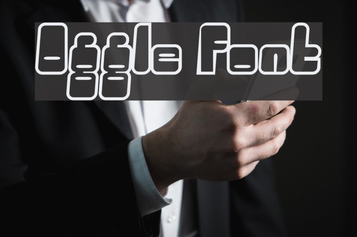 Oggle फ़ॉन्ट examples
