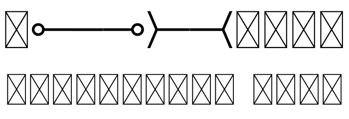 Ogham Font OTHER CHARS
