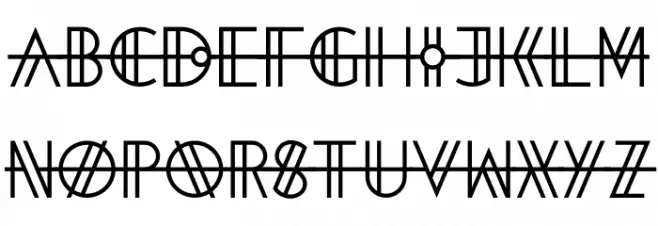 Ogham 字体 大写