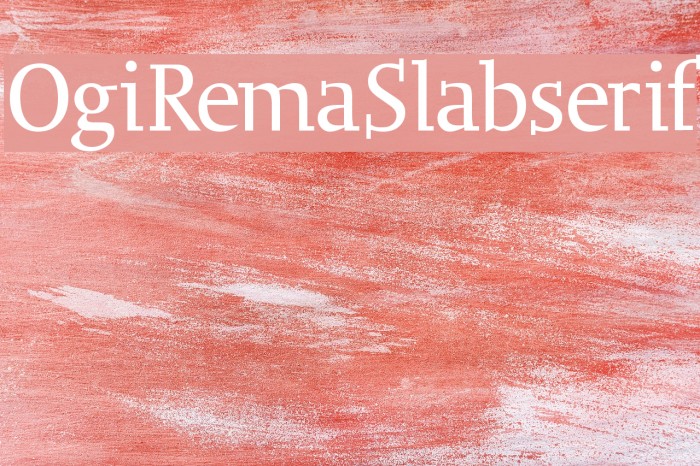 OgiRemaSlabserif Example 3