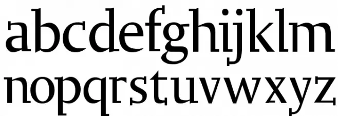 OgiRemaSlabserif フォント 小文字