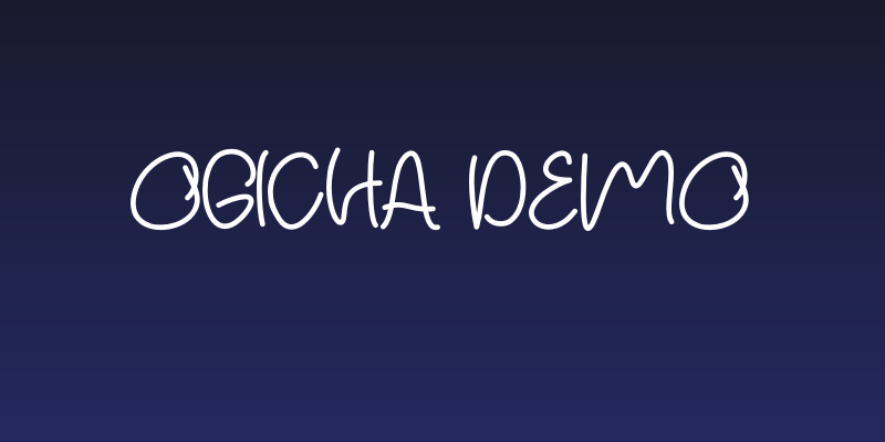 Ogicha DEMO Social Header