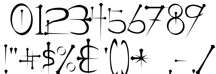 Ogilvie Regular フォント その他の文字