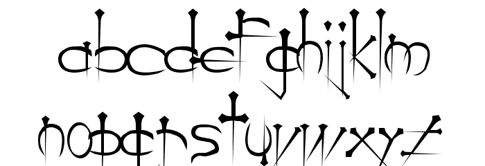 Ogilvie Regular フォント 小文字