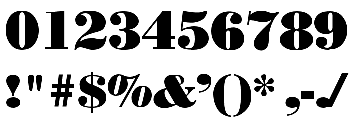 Ogilvy Poster Font OTHER CHARS