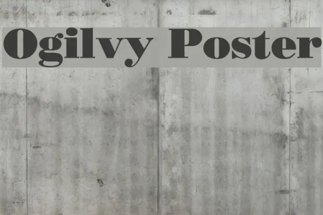 Ogilvy Poster Example 2