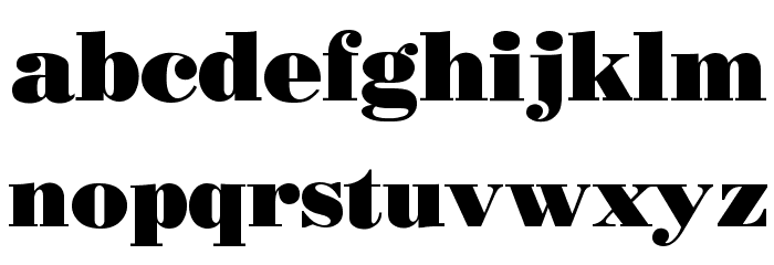 Ogilvy Poster Font LOWERCASE